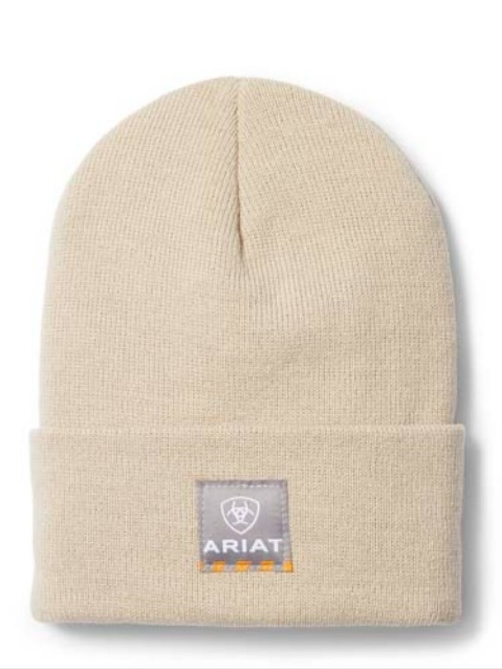 Ariat Watch Cap Knit Cuff Beanie- Stone